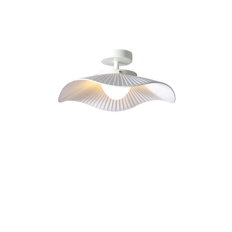Modern Cloth Lotus Leaf LED Ceiling Light