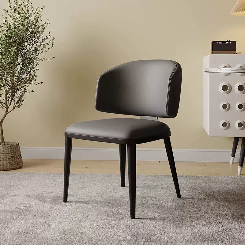 Modern Luxury Leather Iron Chair