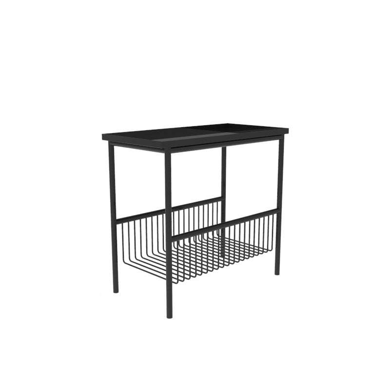 Scandinavian Iron 2-Tier Storage Side Table