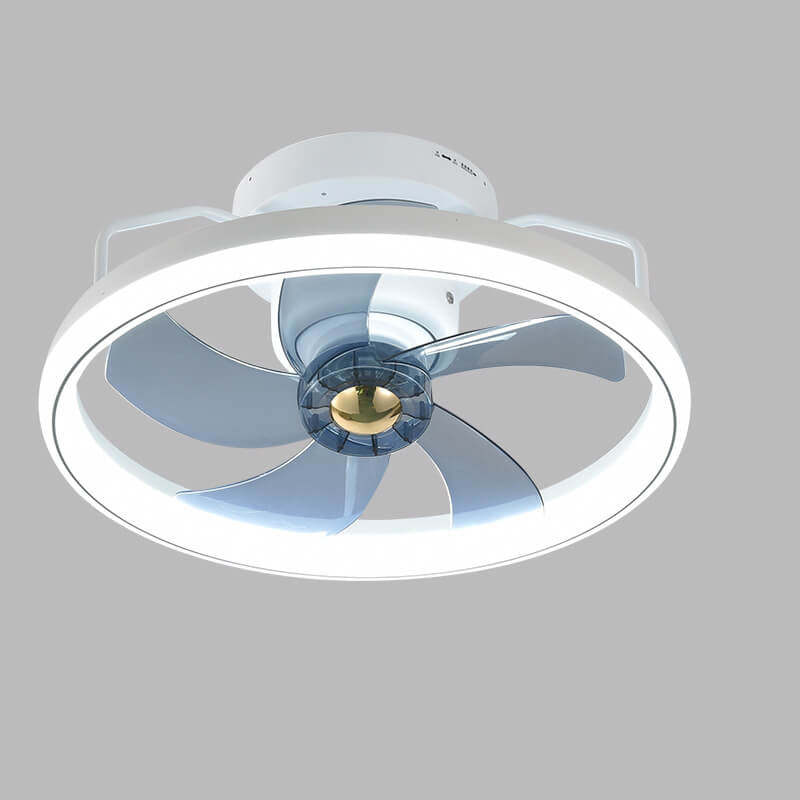 Minimalist Ring Shade Mount Ceiling Fan Light