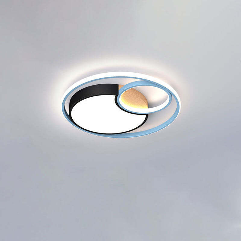 Nordic Color Mix Circles LED Flush Mount Light
