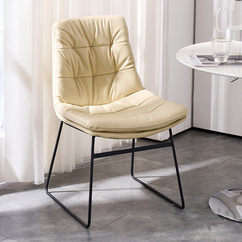 Scandinavian Iron Leather Chair