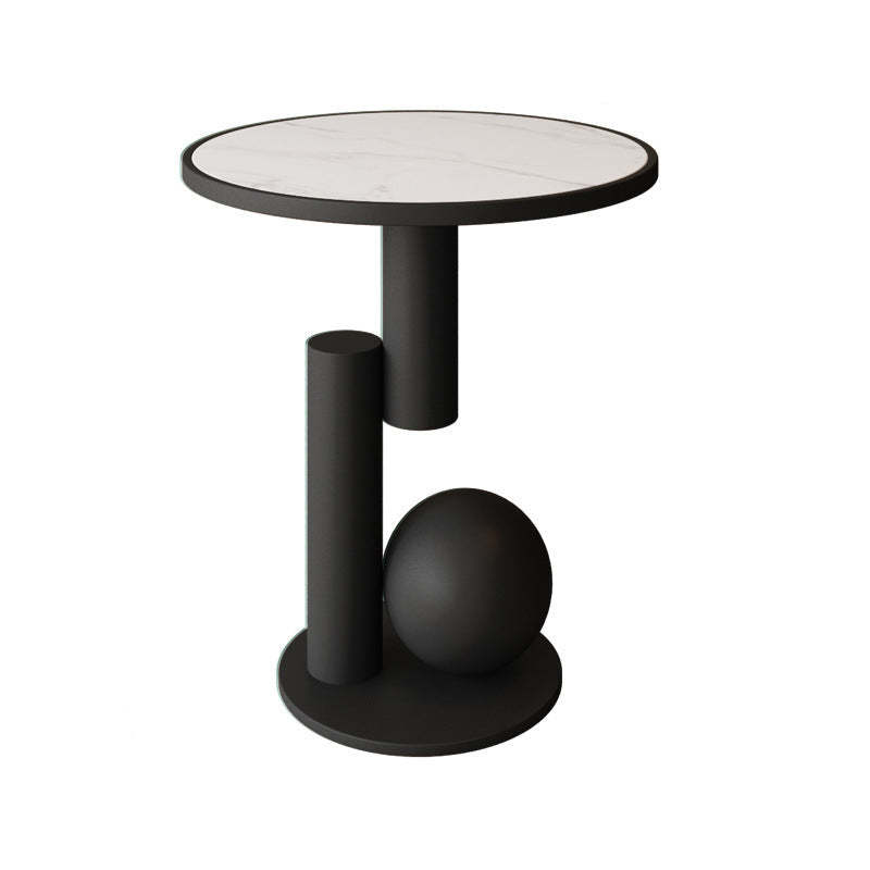 Contemporary Sintered Stone Geometric Coffee Table