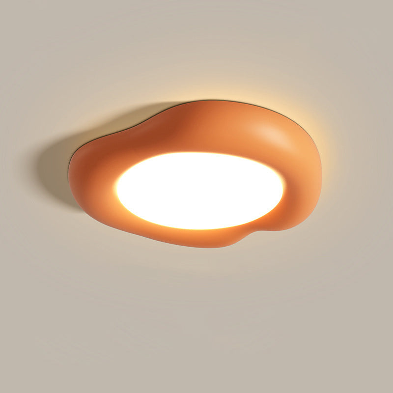 Minimalist Apple Shape LED Flush Mount Light