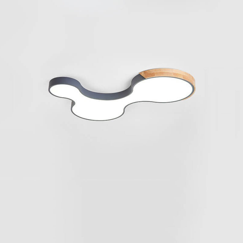 Nordic Macaron Block Clouds LED Flush Mount Light
