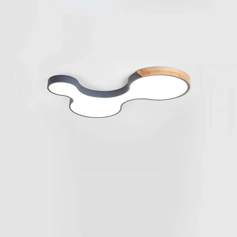 Nordic Macaron Block Clouds LED Flush Mount Light
