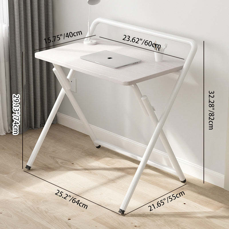 Minimalist Steel Wood Study Side Table — Black