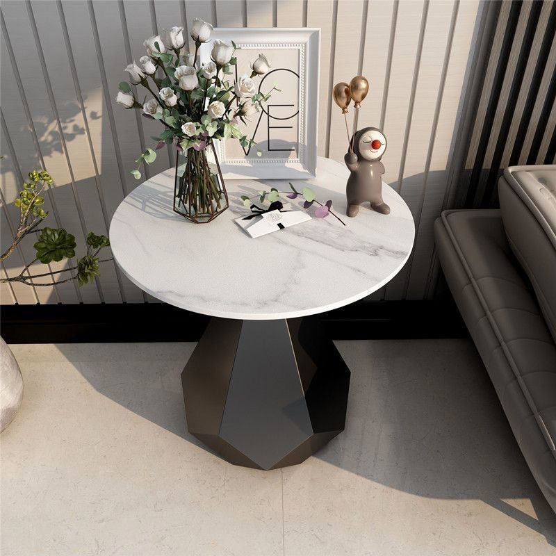 Contemporary Marble Sintered Stone Coffee Table