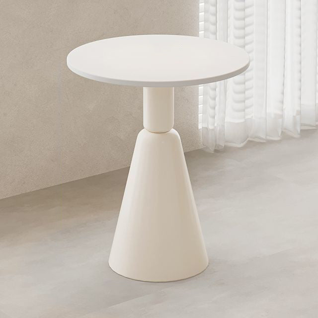 Minimalist Conical Rock Slab Iron Dining Table
