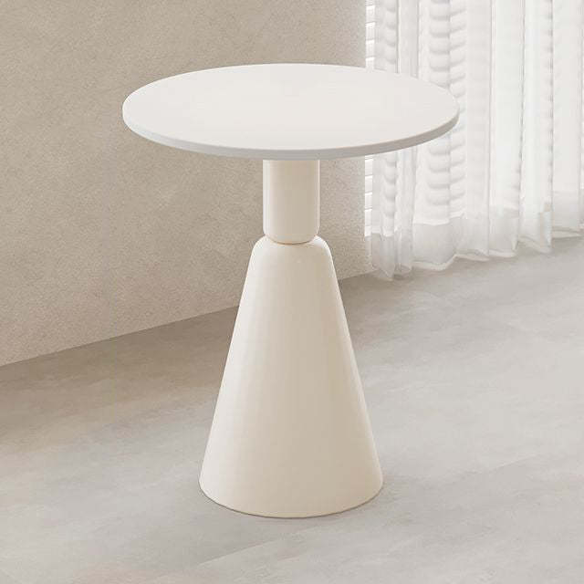Minimalist Conical Rock Slab Iron Dining Table