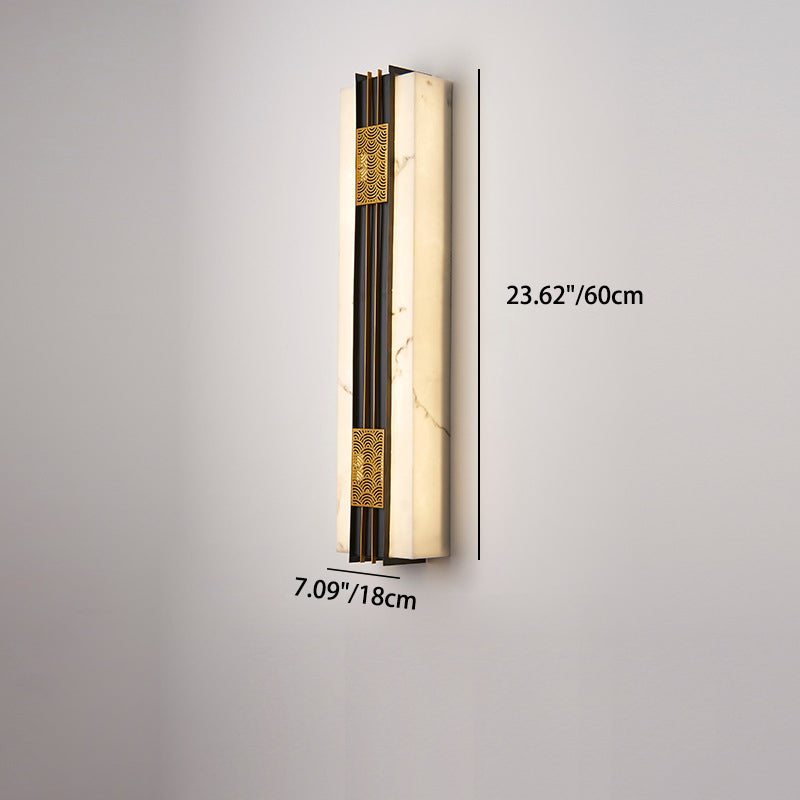 Chinese Stainless Steel Faux Wall Sconce — Warm Light (3000K) / 110V-120V For US/CA
