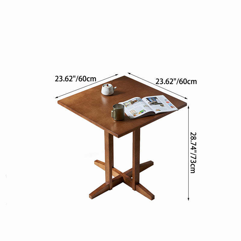 Minimalist Cross Wood Coffee Table