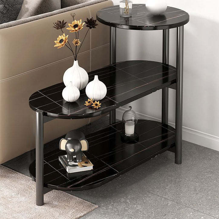 Minimalist 3-tier end iron end & side tables