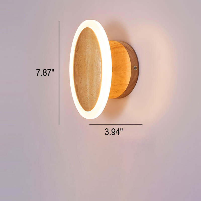 Minimalist Log Oval LED Ceiling Light