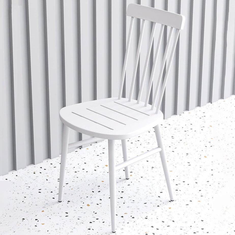 Scandinavian Square Steel Armchair — Yellow