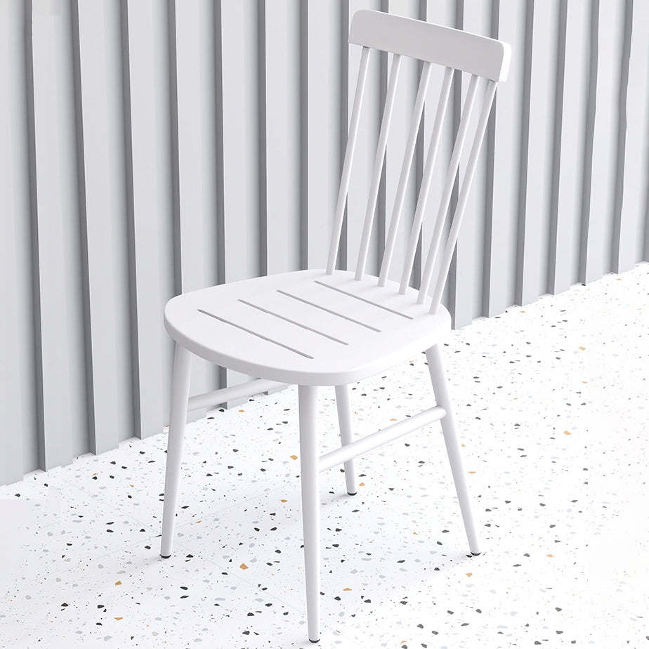 Scandinavian Square Steel Armchair — Yellow
