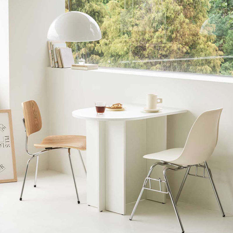 Minimalist Half Oval 6-Leg Coffee Table