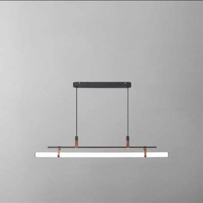 Nordic Minimalist Leather LED Island Chandelier