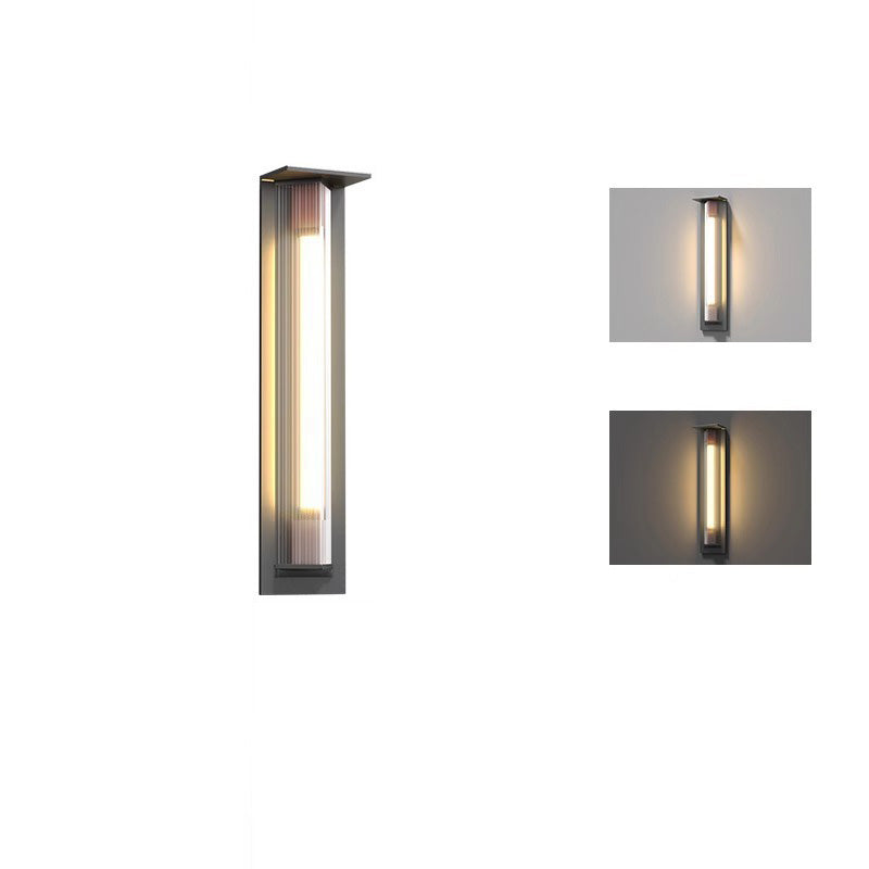 Modern Solar Stainless Steel Glass Prism Wall Sconce