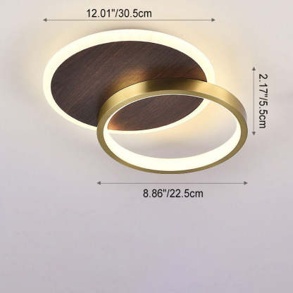 Minimalist Aluminum Circular LED Ceiling Light