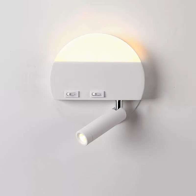 Minimalist Acrylic Aluminum LED Reading Sconce