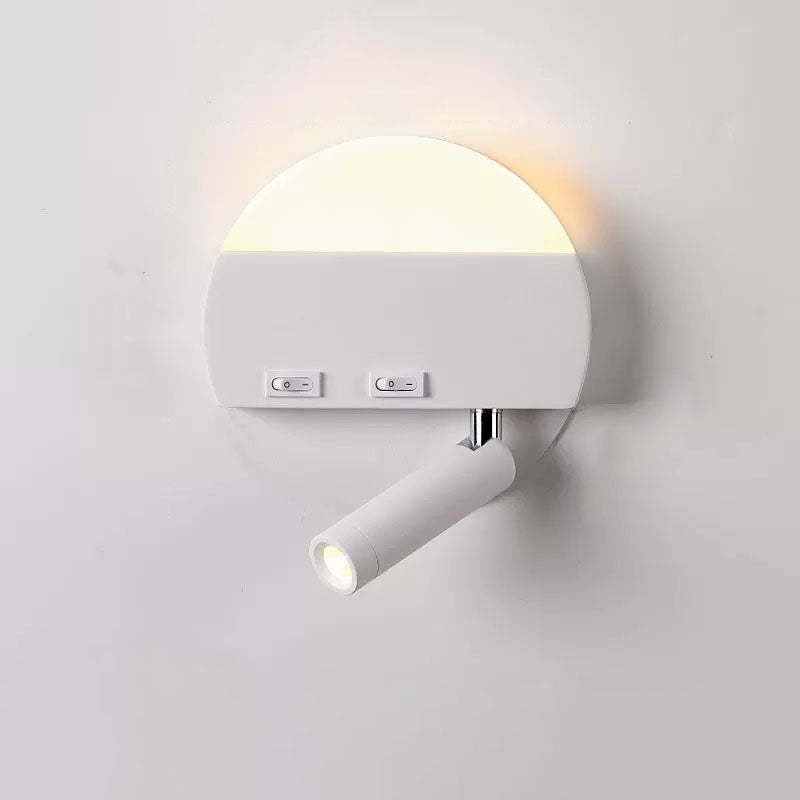Minimalist Acrylic Aluminum LED Reading Sconce
