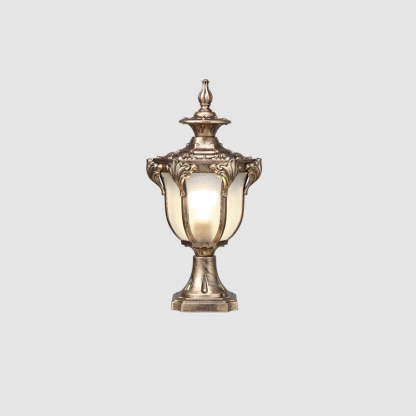 European Retro Die-Cast Aluminum Solar Garden