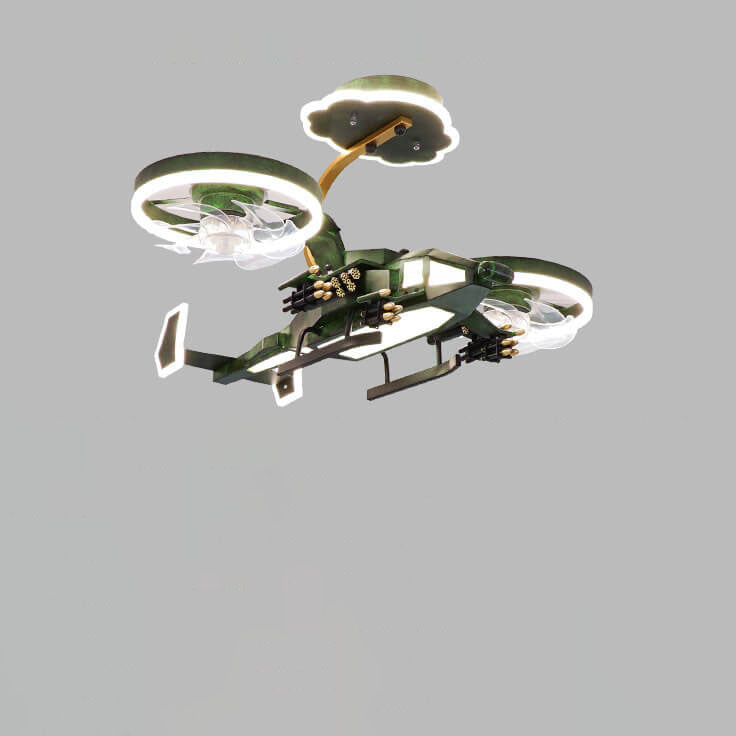 Modern Helicopter Mount Ceiling Fan Light