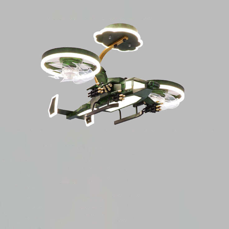 Modern Helicopter Mount Ceiling Fan Light