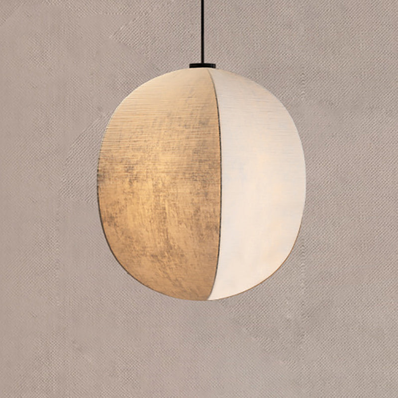 Japanese Zen Silk Lantern Pendant Light
