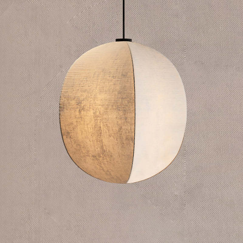 Japanese Zen Silk Lantern Pendant Light