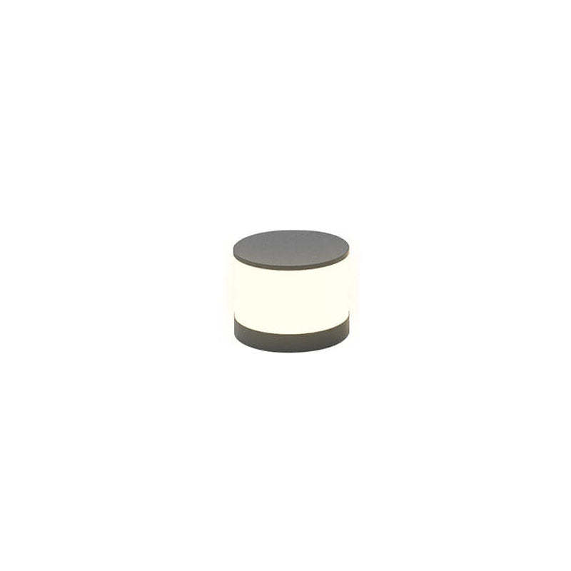Solar Outdoor Round Column LED Post Landscape Light
