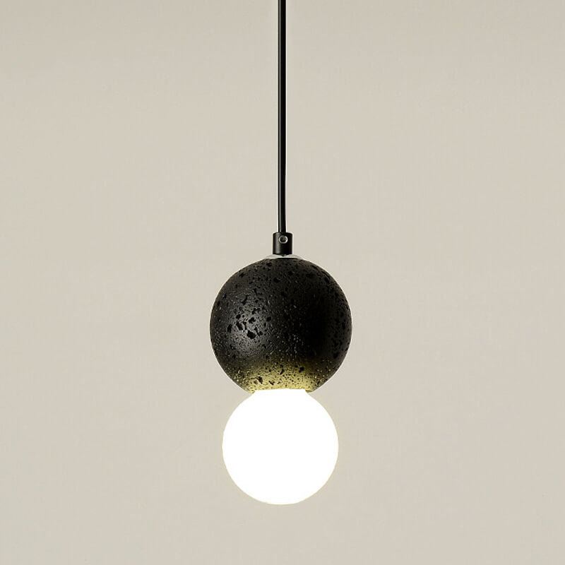 Scandinavian Orb Terrazzo Pendant Light