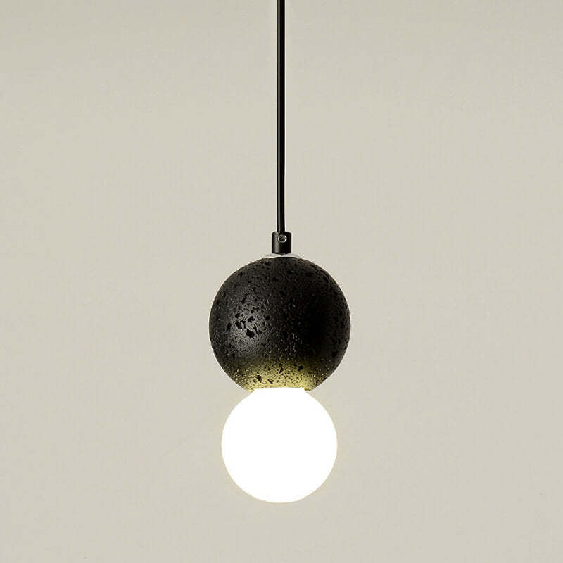 Scandinavian Orb Terrazzo Pendant Light