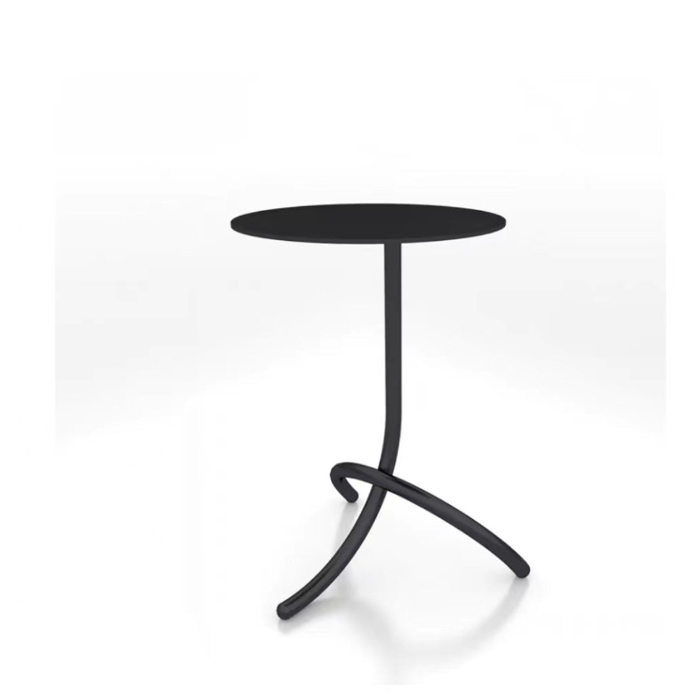 Minimalist J-Shape Steel Coffee Table
