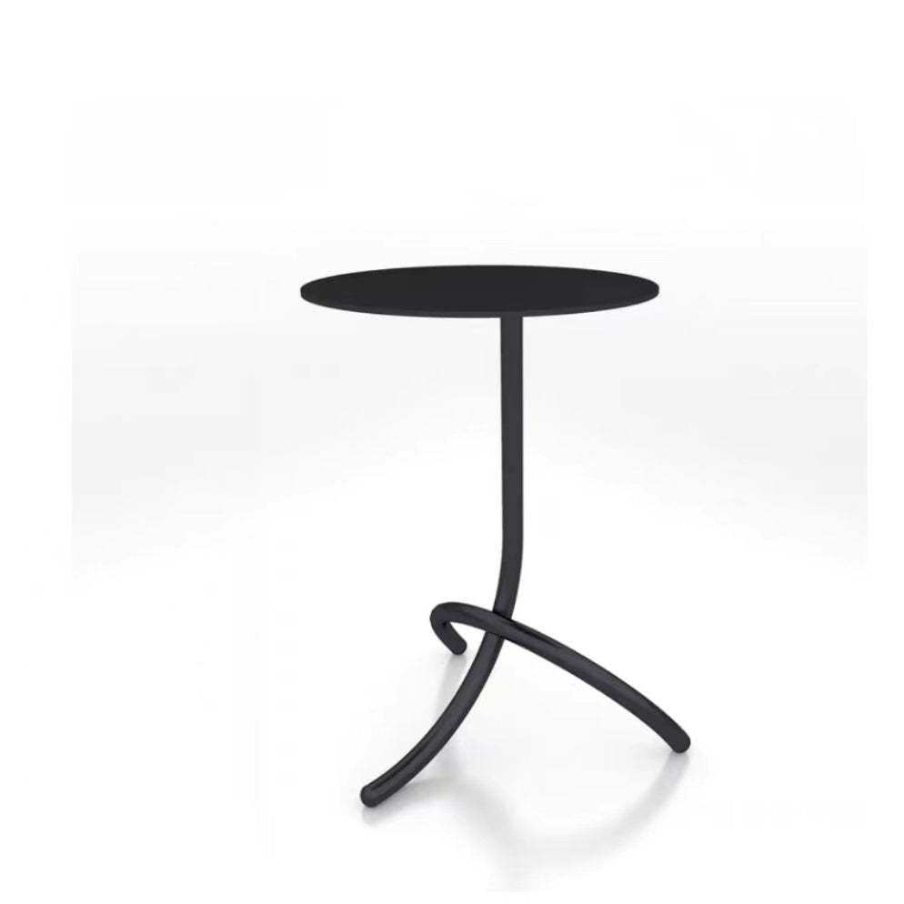 Minimalist J-Shape Steel Coffee Table