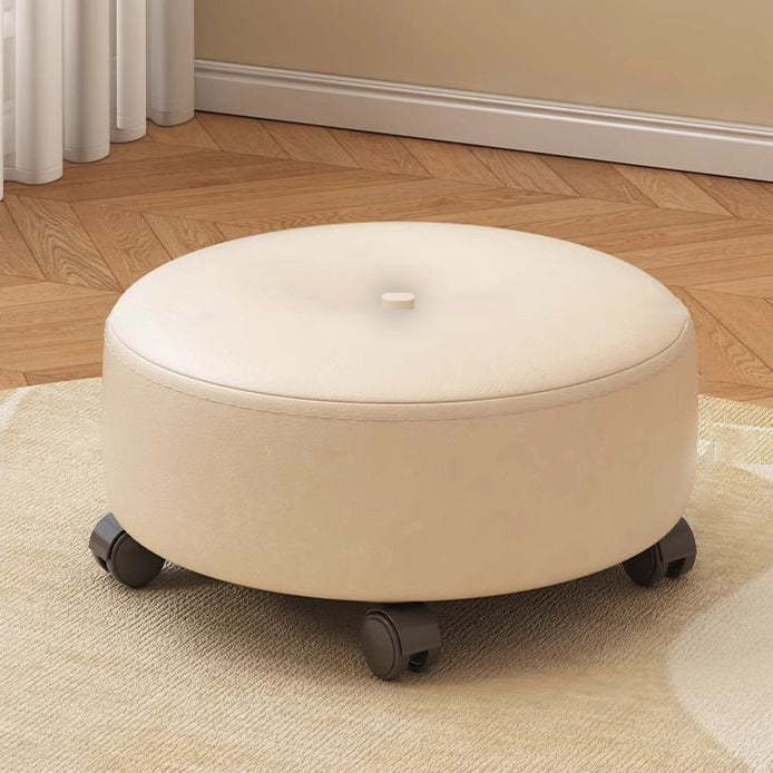 Minimalist microfiber backless leather wood accent chairs