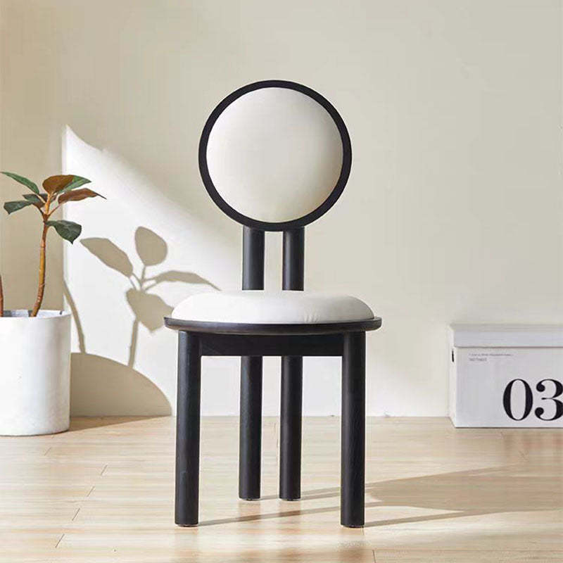 Wood nordic lambswool solid dining chairs & benches