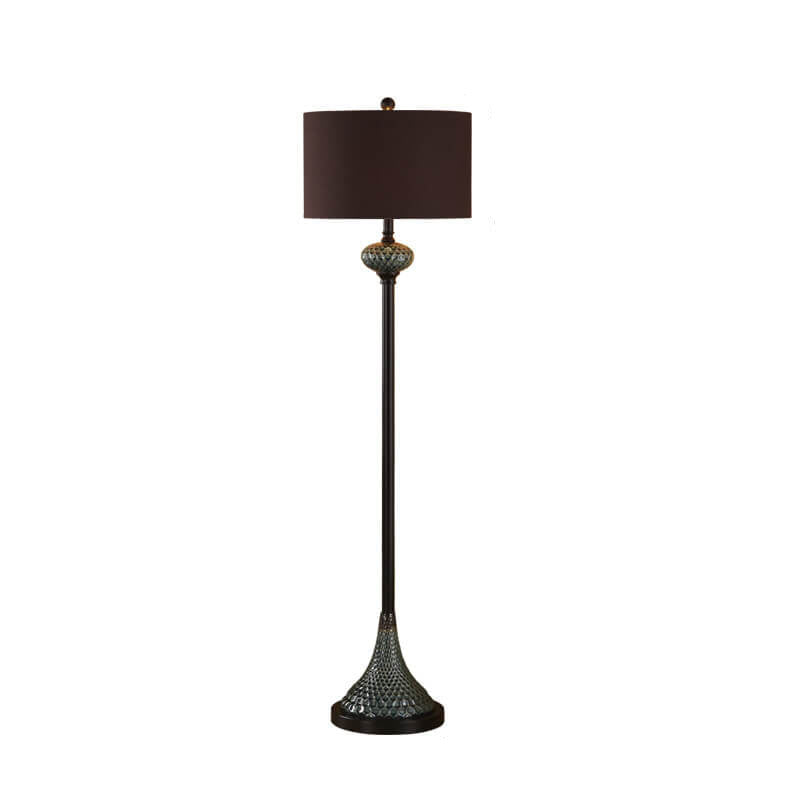 European Ceramic Fabric Floor Lamp