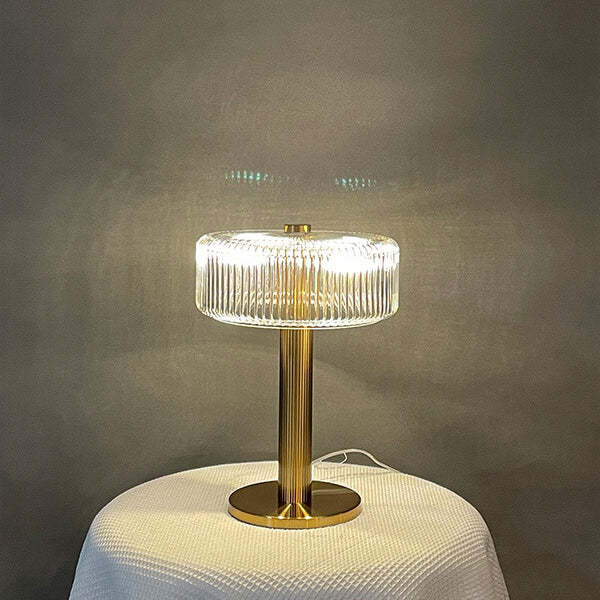 Nordic Cylinder Glass LED Table Lamp
