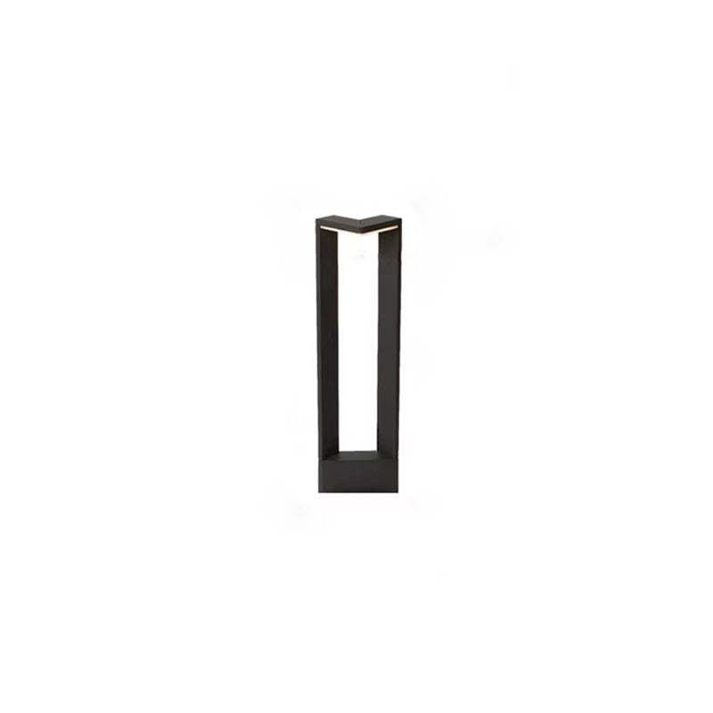 Minimalist Rectangular Aluminum Acrylic LED Landscape Light