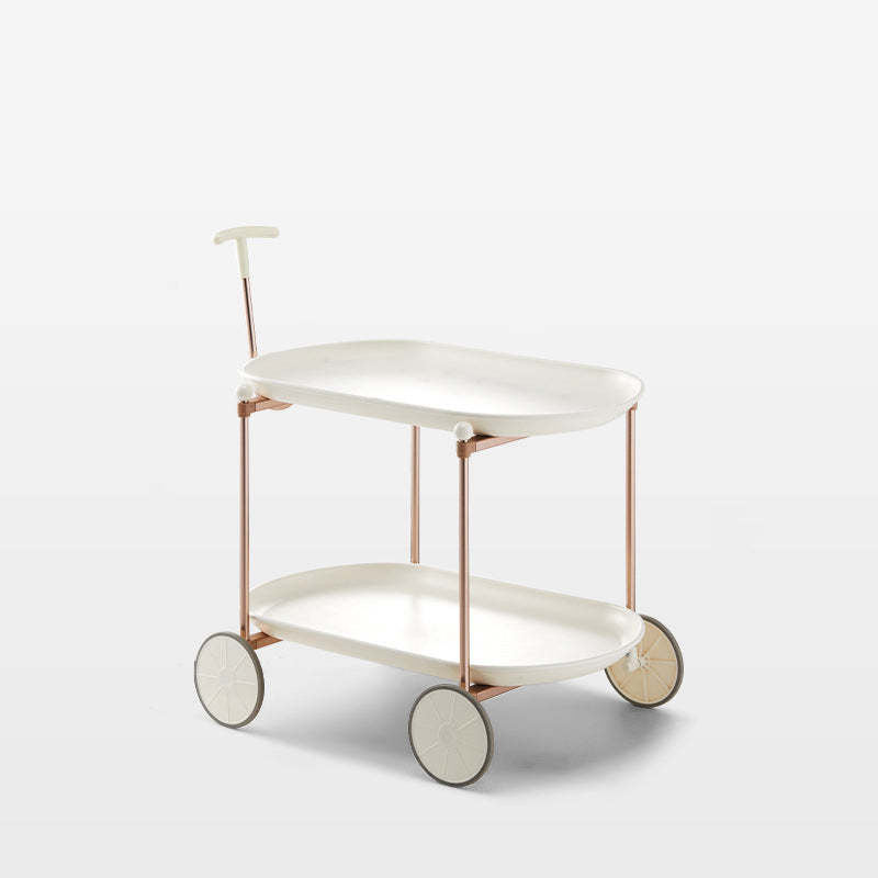 Nordic Oval Aluminum End Table