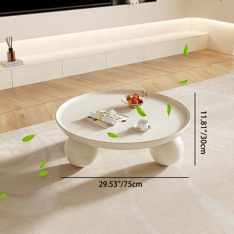 Contemporary Disc Orb Metal Coffee Table