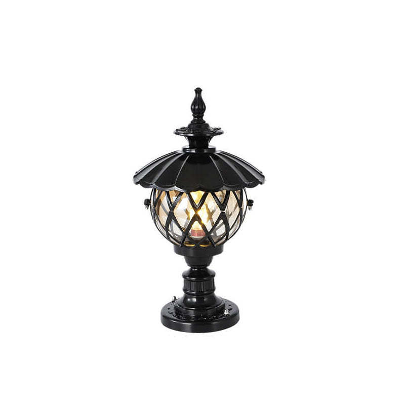 European Lotus Column Outdoor Landscape Light
