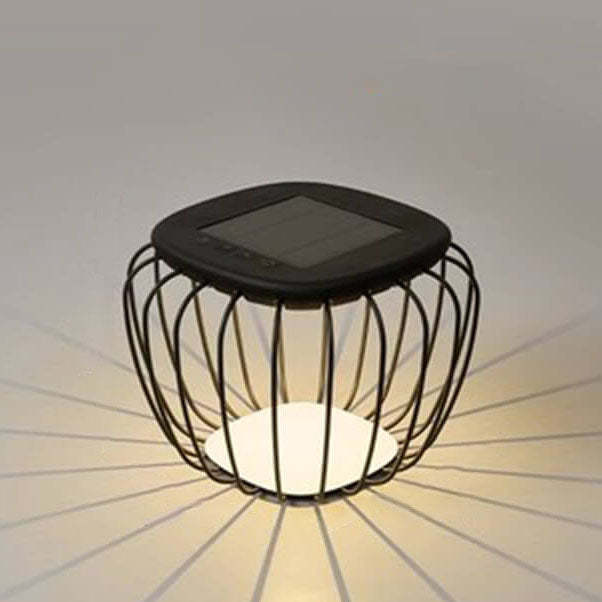 Solar Minimalist Cage LED Outdoor Landscape Light