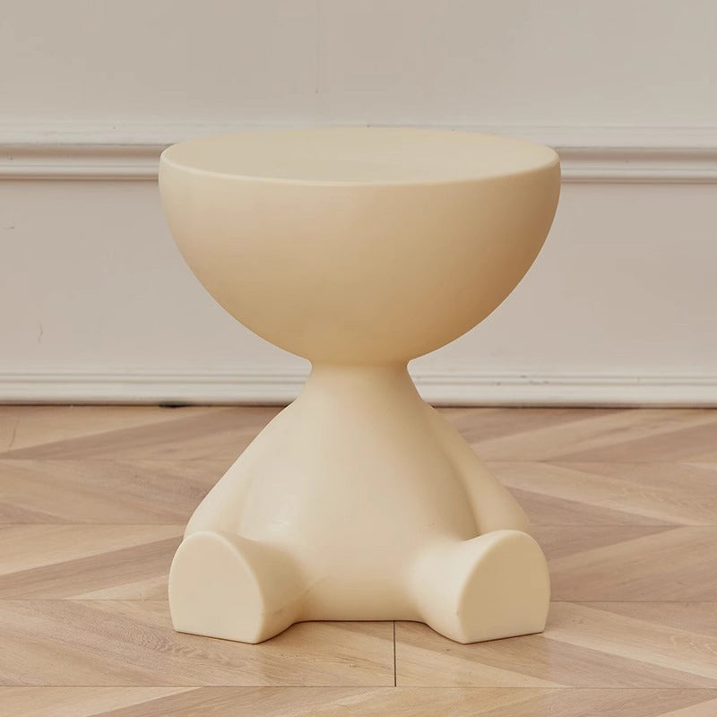 Scandinavian Cartoon Bear Base End Table
