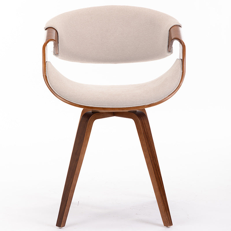 Contemporary Arc Upholstered Dining Chair