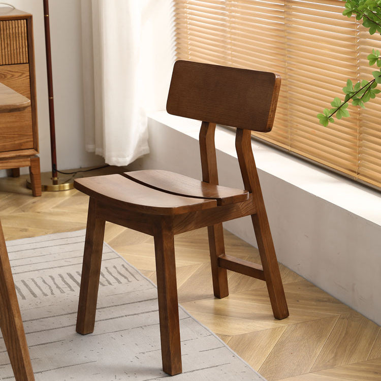 Nordic rectangular ash dining chairs & benches in wood