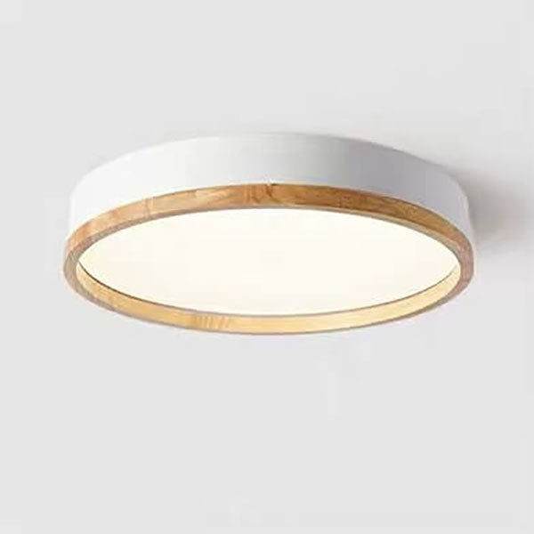 Macaron Round Acrylic LED Flush Mount Light