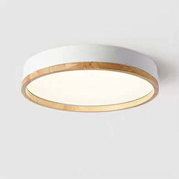 Macaron Round Acrylic LED Flush Mount Light